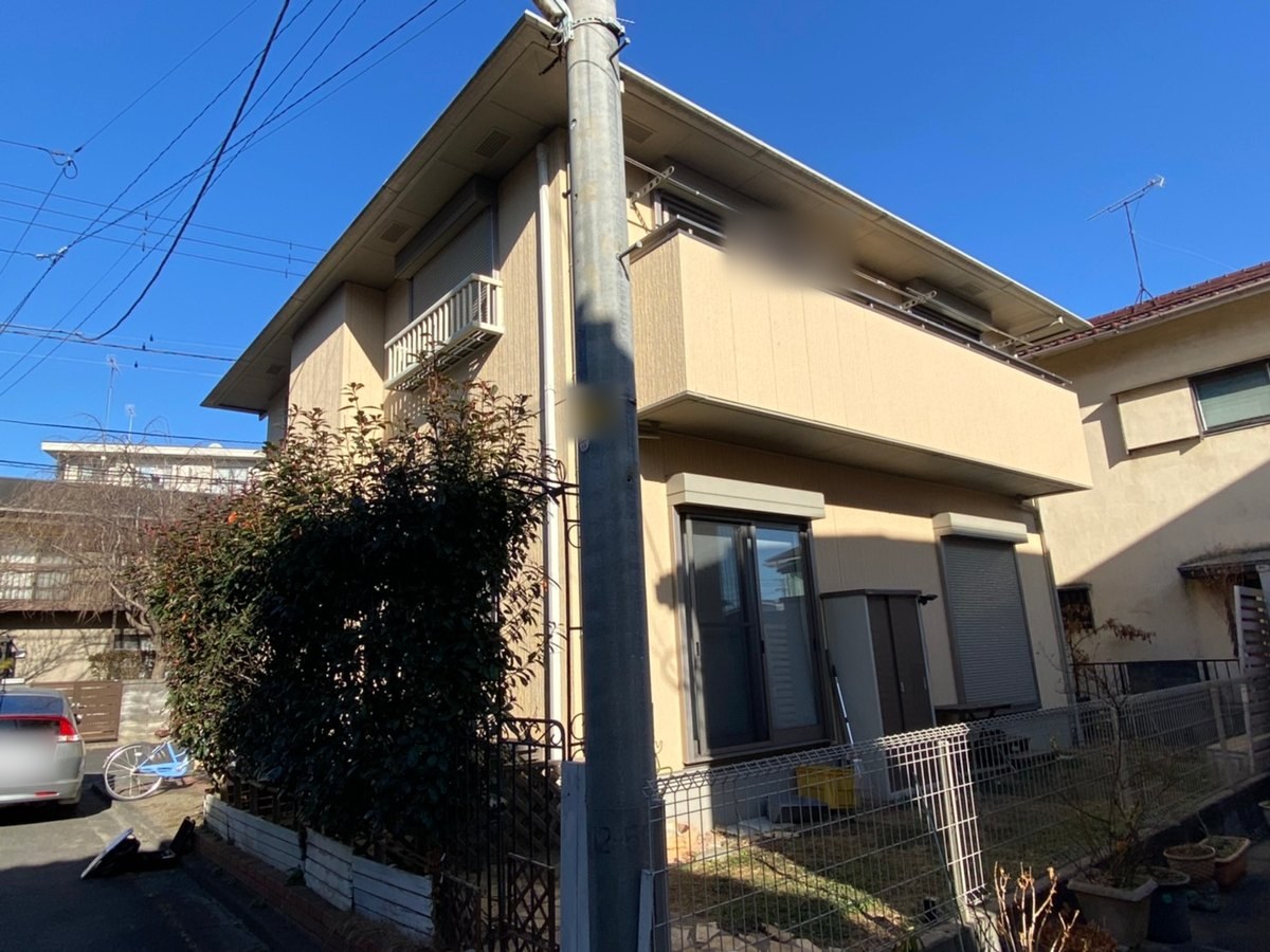 施工前の外観（庭の側）