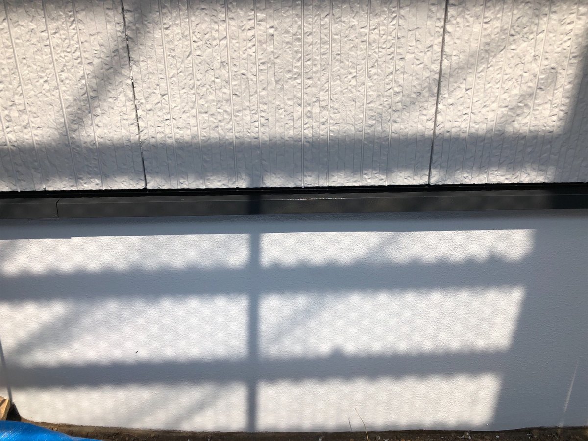 基礎（外側） / 上塗りの完了