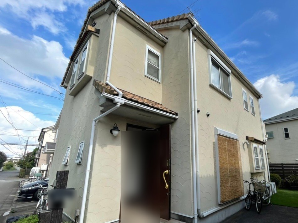施工前の玄関側