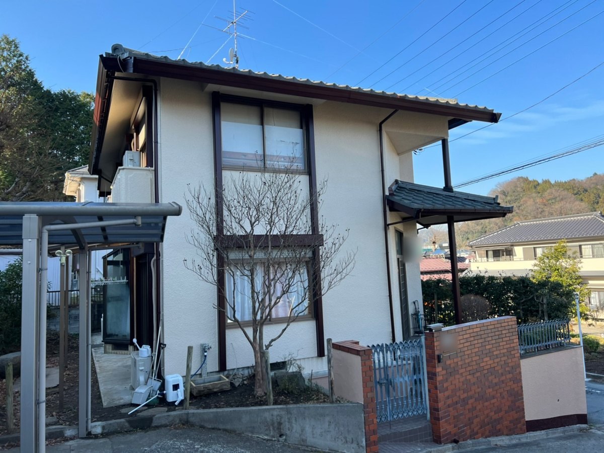 施工後の外観（カーポートの側）