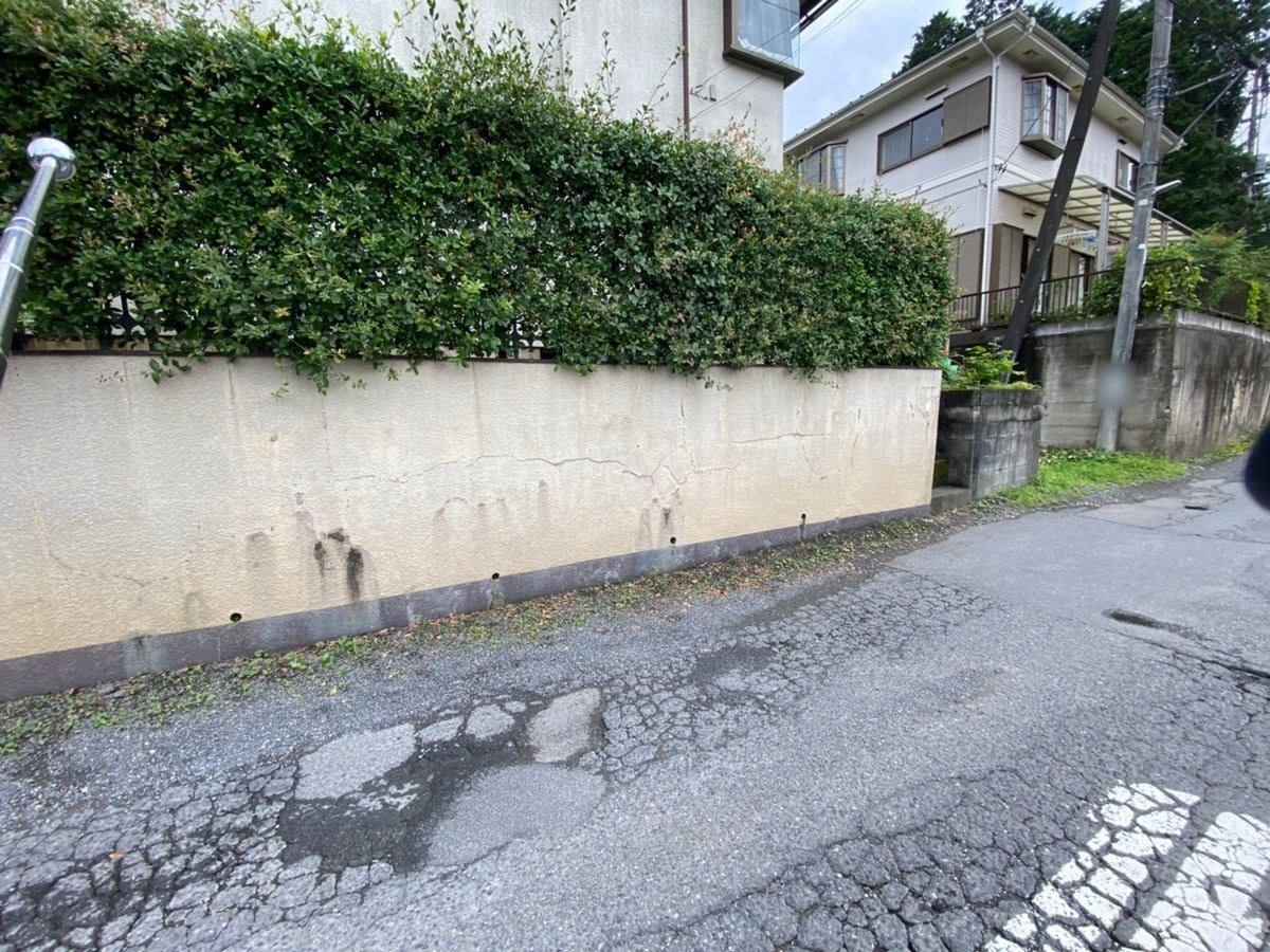 外構塀 / 道路側の全体