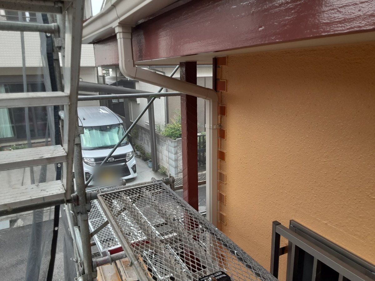 雨樋の交換 / 取り付けの完了