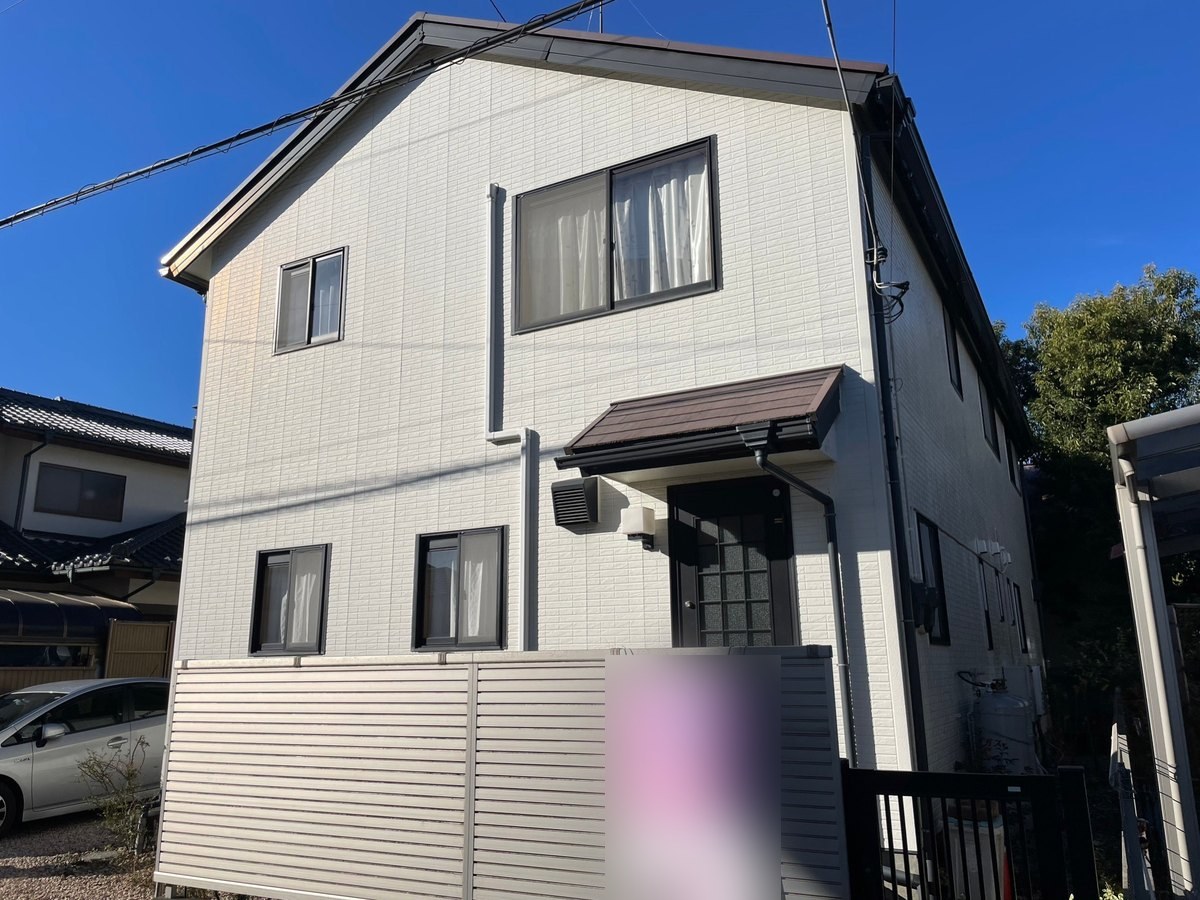 施工前の玄関側
