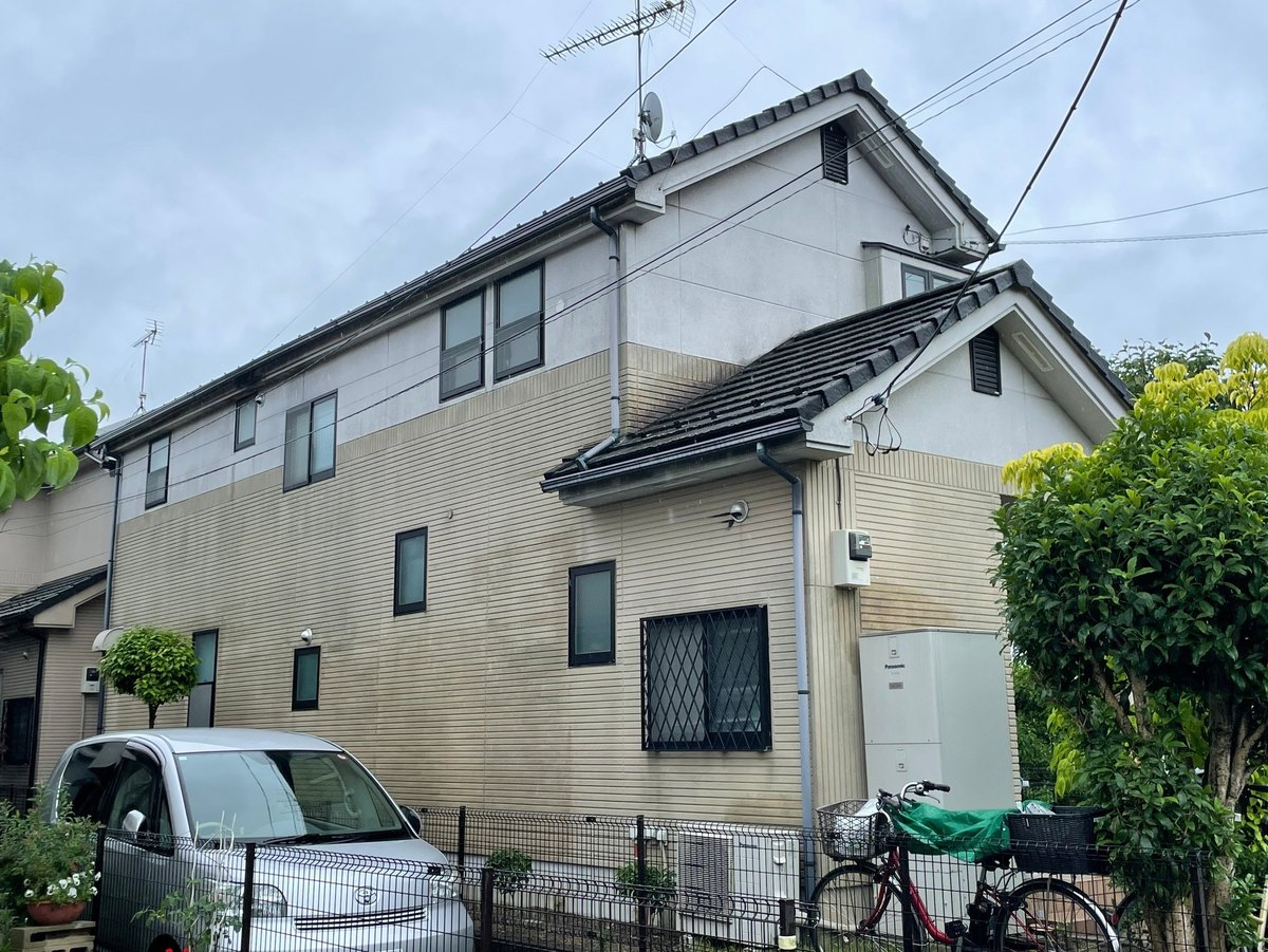 施工前の外観(横の面)