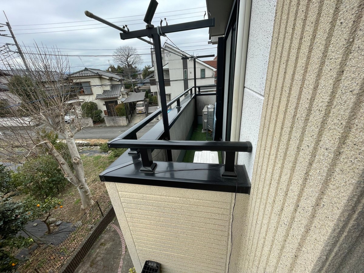 バルコニーの手すりまわり(施工前)
