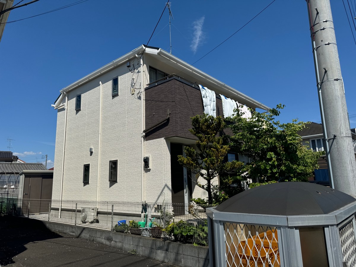 施工後の外観(電柱側)