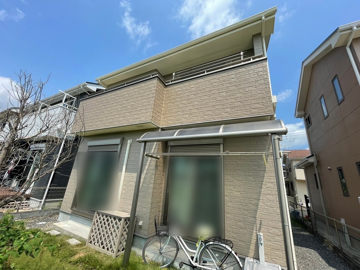 施工後のお庭側