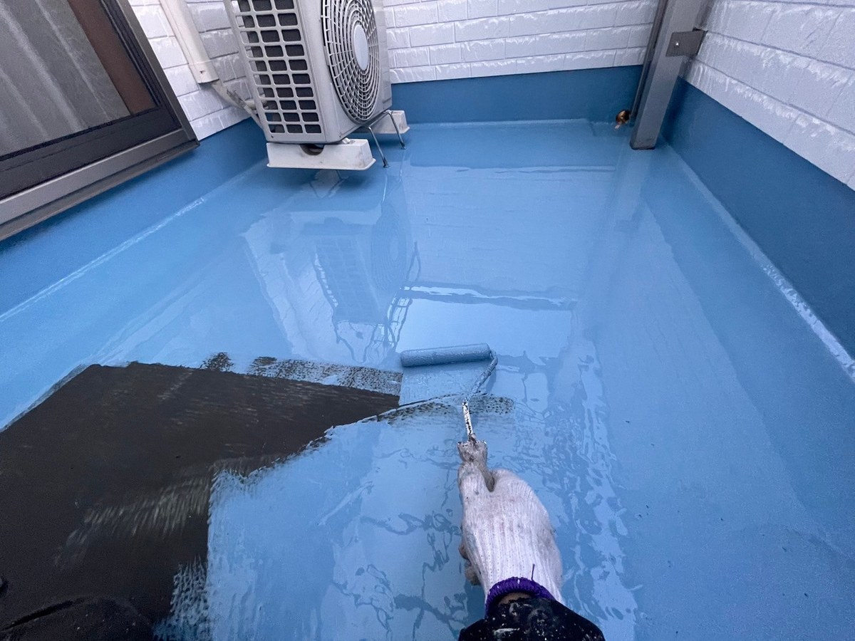 バルコニーの防水層1層目