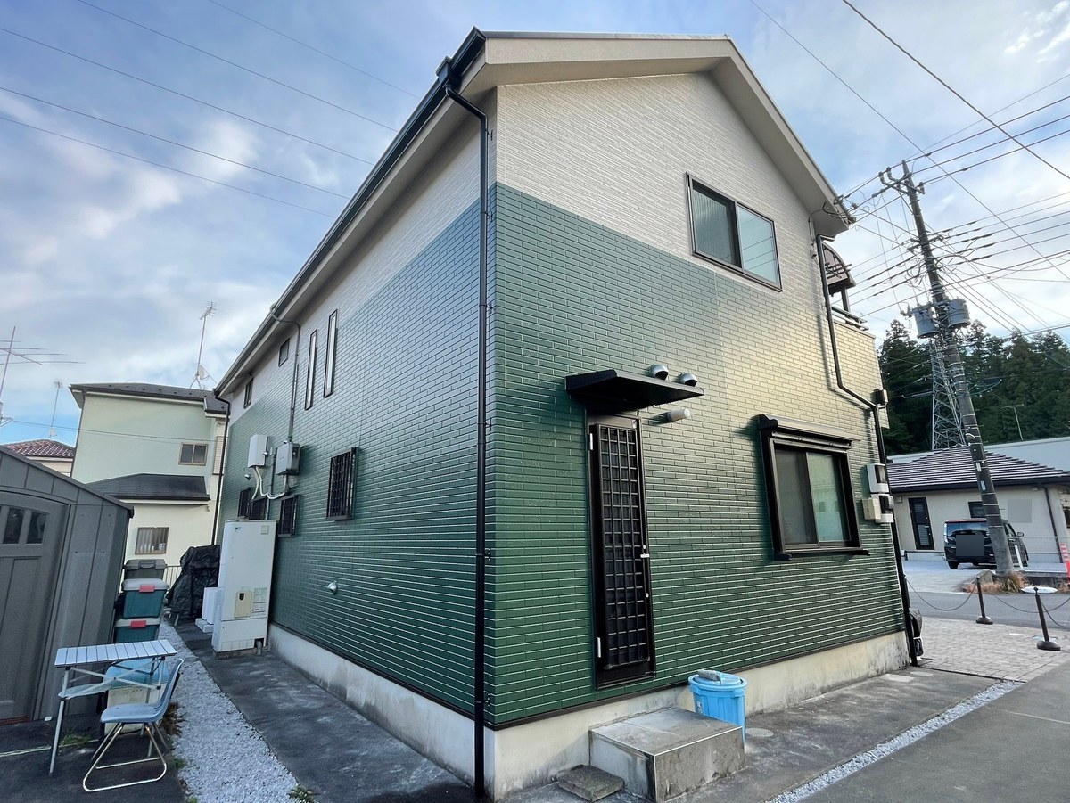 施工後の外観（勝手口側）