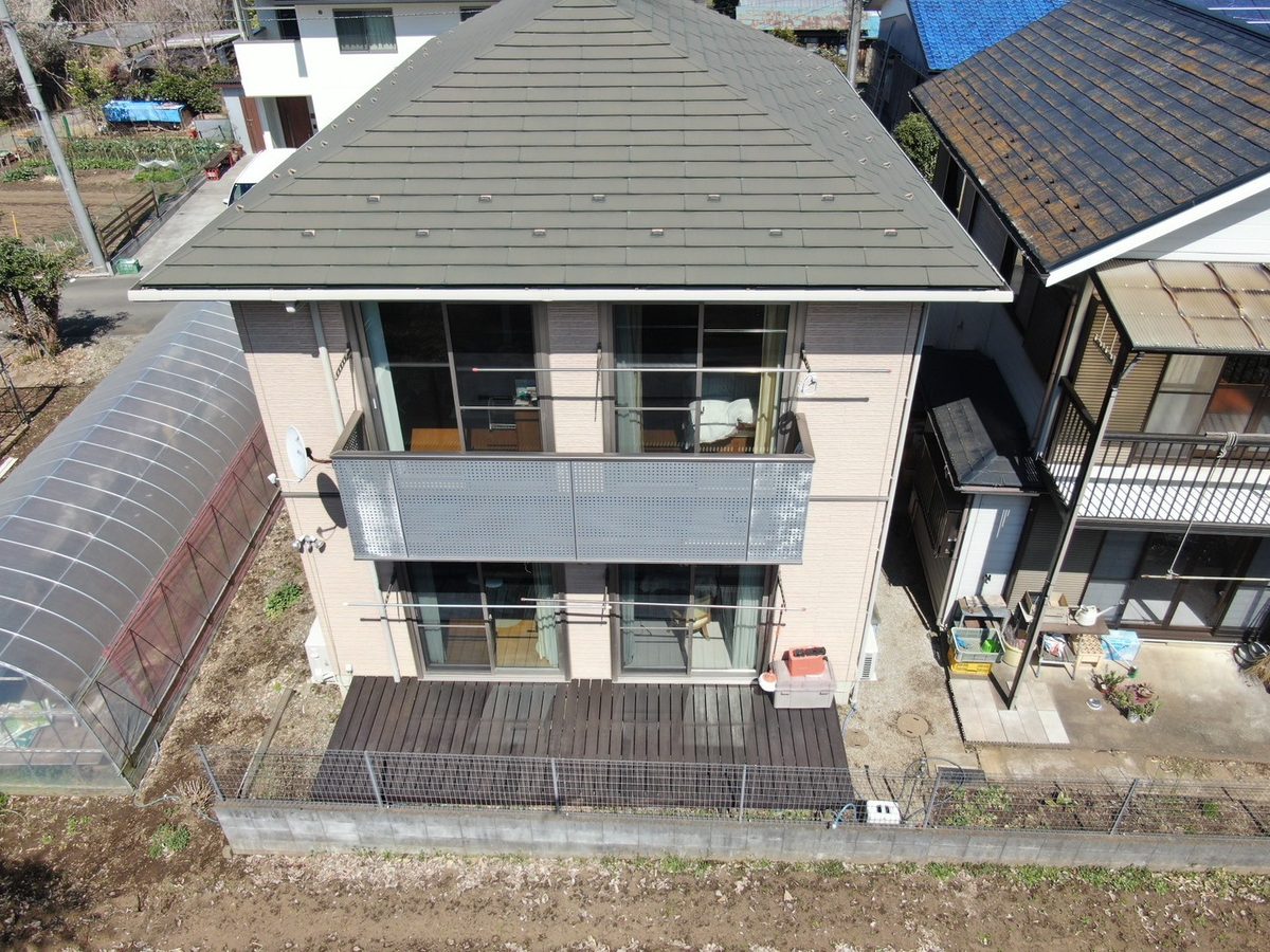 施工前(上空から・2025年3月の現地調査)