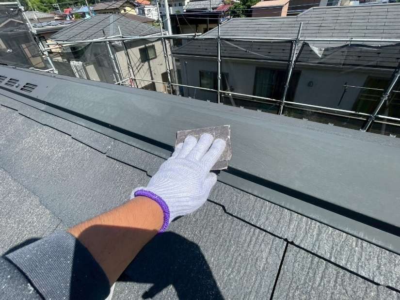 棟板金の目荒らし