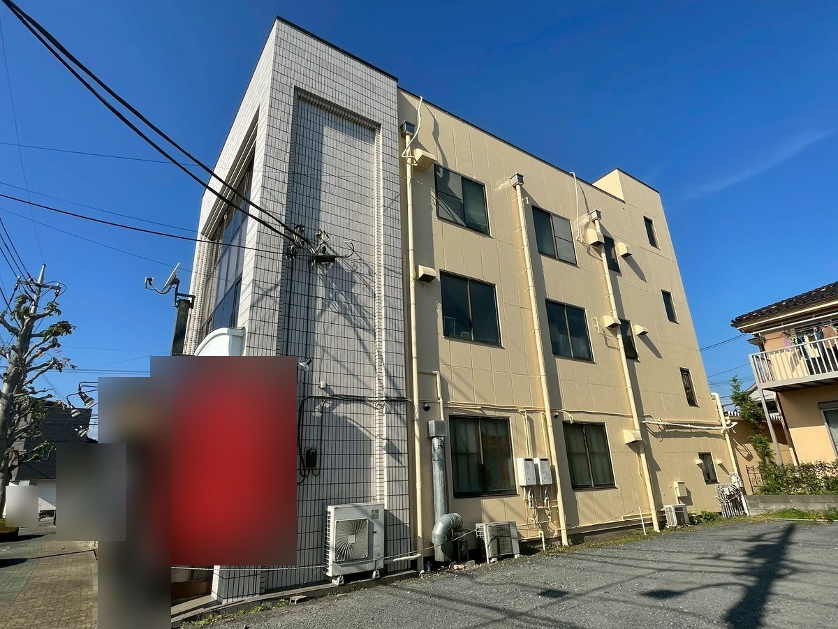 施工後の外観（道路側の角）