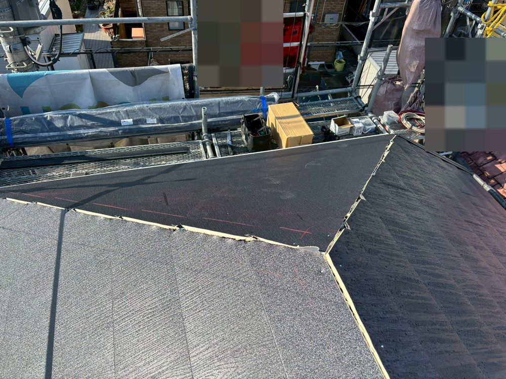 屋根 / スーパーガルテクト取り付け